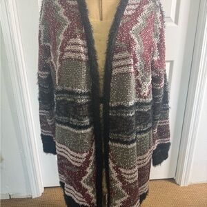 Urban Outtfitters Cozy Multicolor Patterned Women's Sweater